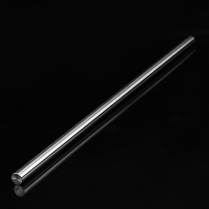1 Stuk 15mm 500mm Lineaire Verchroomde Koolstofstalen Stang Geharde Cilinderstang