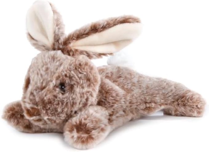 Take Me Home konijn pluche liggend 22 cm Bruin Melee