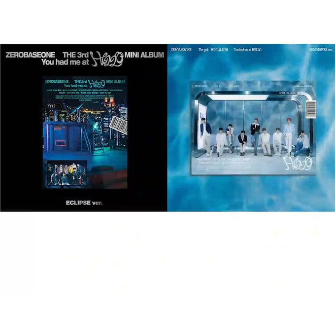 ZEROBASEONE - [JE HAD ME BIJ HELLO] 3e minialbum Set