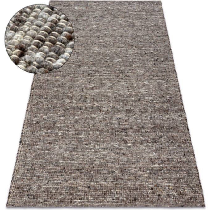 Kleden Rugsx NEPAL 2100 stone, grijs tapijt - wollen, 60x100 cm