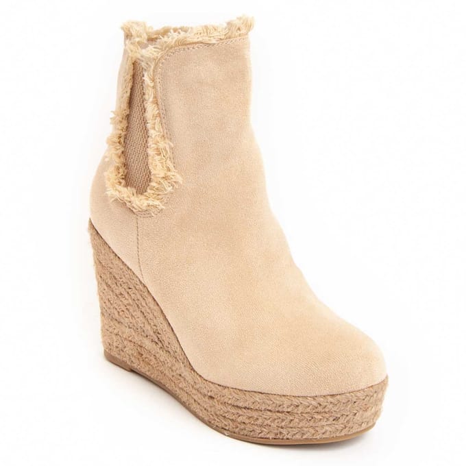 Bottines à talons pour femmes.  Montevita  Botilan43  96985 41 beige