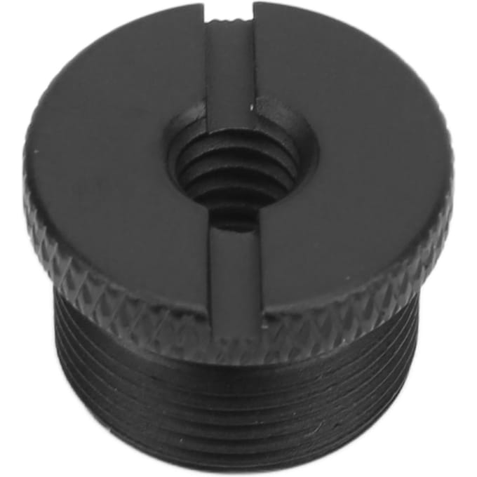1 4 Inch Vrouwelijk naar 5 8 Inch Mannelijke Schroefdraad Adapter Aluminiumlegering Microfoon Schroef Adapter Black black