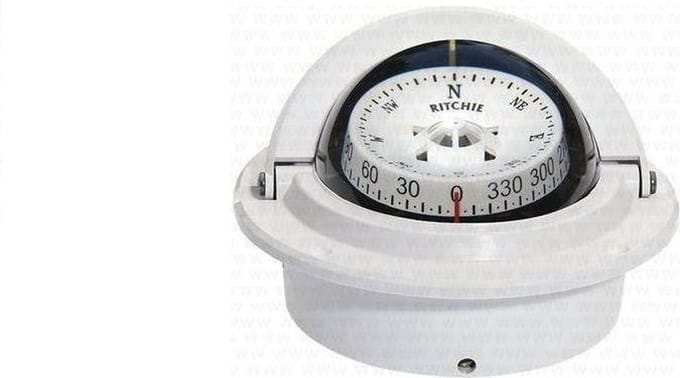 Ritchie Navigation Voyager-kompas Verzonken Gemonteerd Zwart