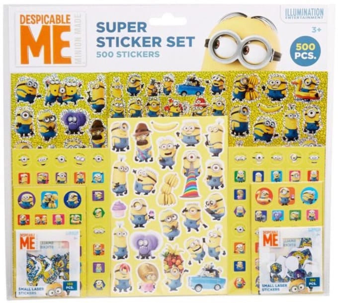 Minions sticker set - 500 stuks