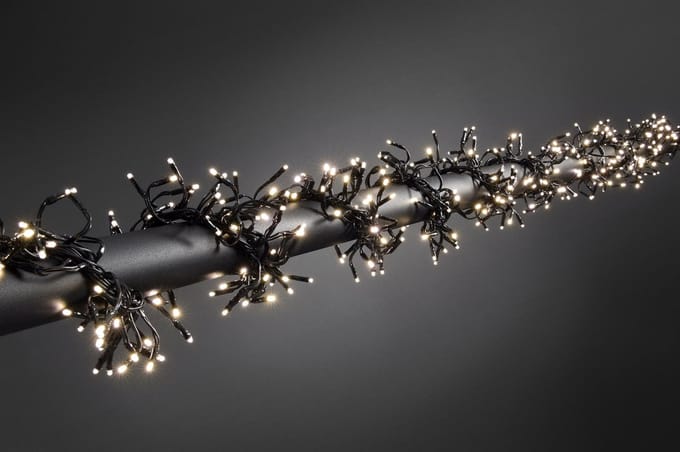 Konstsmide 3864 - Snoerverlichting - 1152 lamps LED cluster - speedcontroller - 860 cm - 24V - voor buiten - warmwit