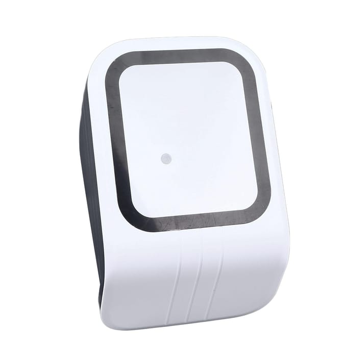 Betaalbox Desktop Scanner Spraakuitzending QR-code Scanapparatuur voor Supermarkt Boekhandel white