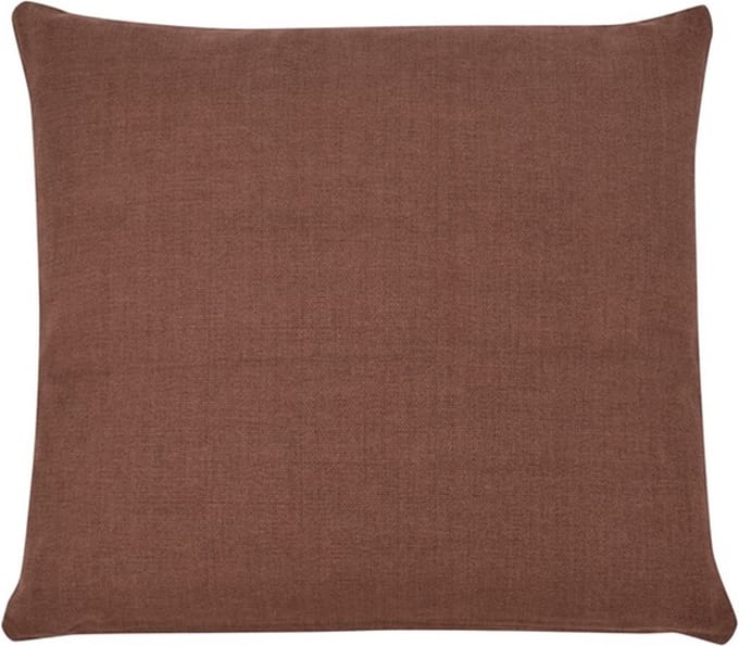 Solid Canvas Cappuccino Kussen | 45 X 45 | Sierkussen Voor Woonkamer Of Slaapkamer