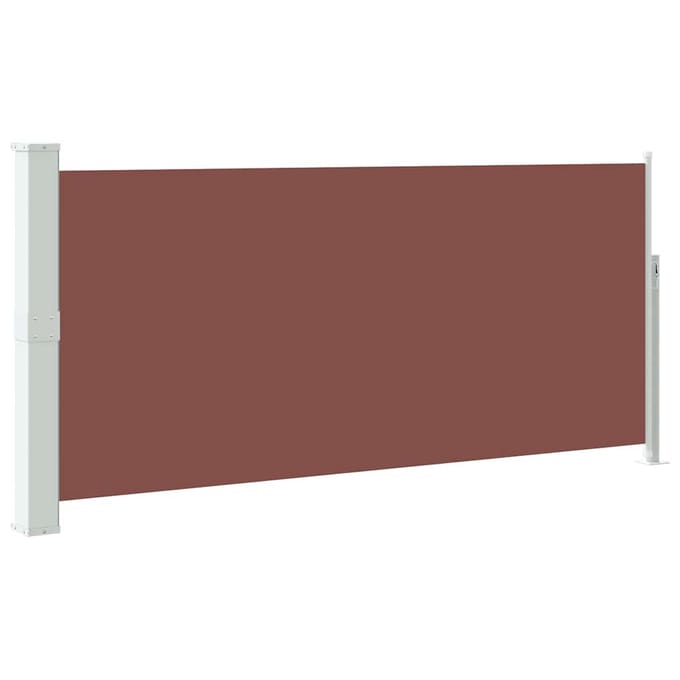 vidaXL - Windscherm - uittrekbaar - 140x300 - cm - bruin
