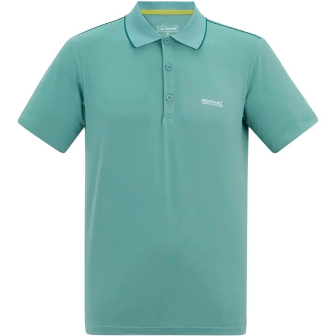 Heren Maverik stretchlogo-polo