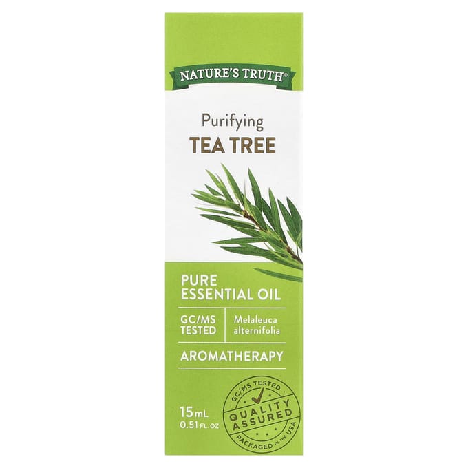 Nature'S Truth, Pure Essential Oil, Purifying Tea Tree, 15 Ml (0.51 Fl Oz)