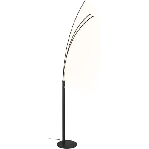 LIVARNO LED-booglamp, warmwit (Palmlamp, Zwart mat)