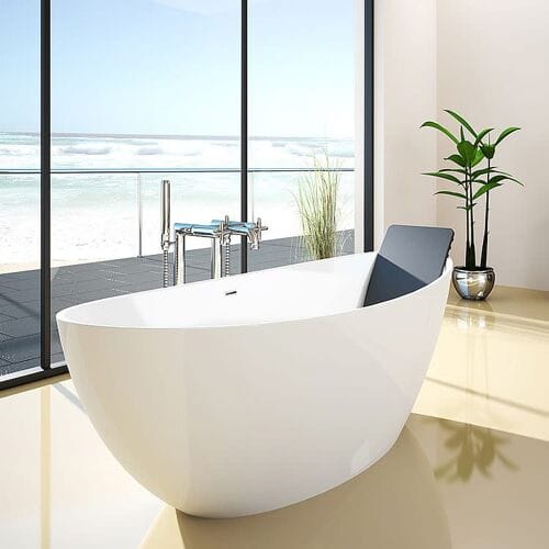 Hoesch Namur oval bathtub 170 x 75 cm freestanding 4400.010