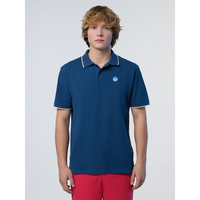 North Sails Polo overhemd Met contrasterende boorden