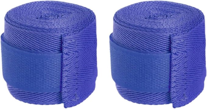 Boksen Hand Wraps - Compressie Bandages - Vechtsport Training - Flexibele Ondersteuning - Standaard Lengte - Blauw