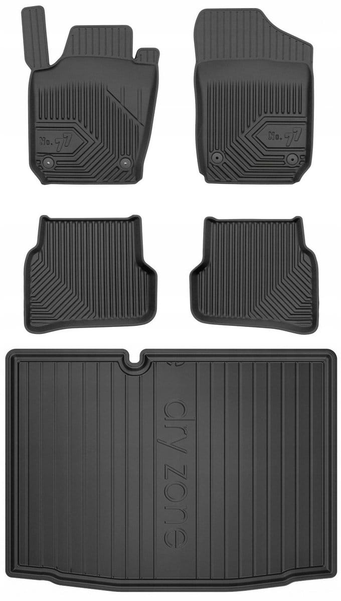 Frogum No.77 & DryZone - Matten set - SKODA Fabia III Hatchback (2014-2022)