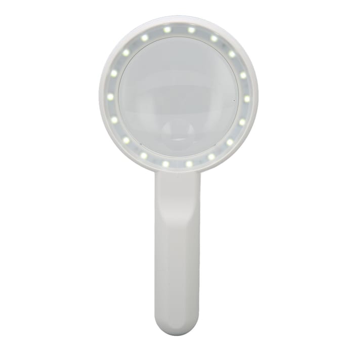 Vergrootglas 5X 12X Handheld Vergrootglas met 18 stuks LED voor Lezen Inspectie