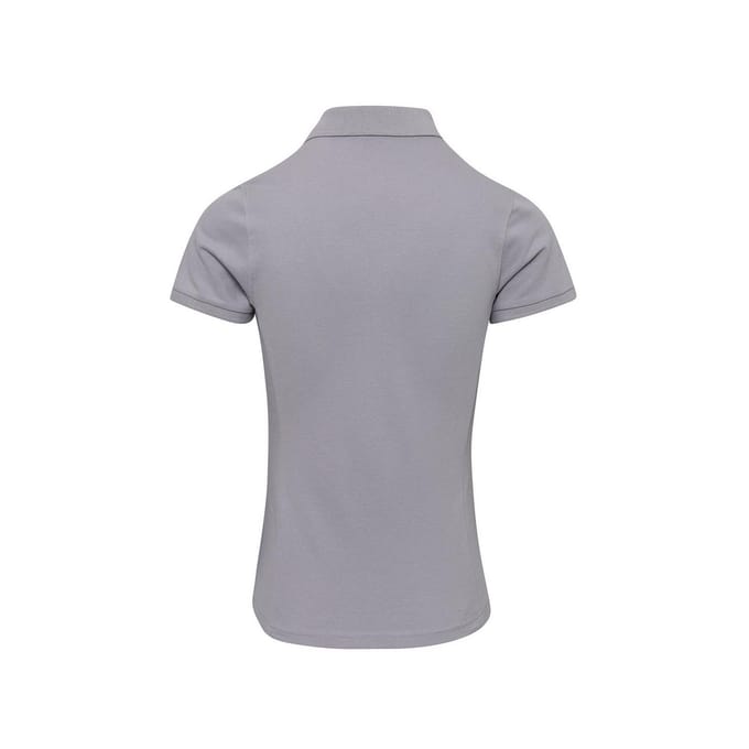 Premier Dames/Dames Coolchecker Plus Poloshirt (Zilver)