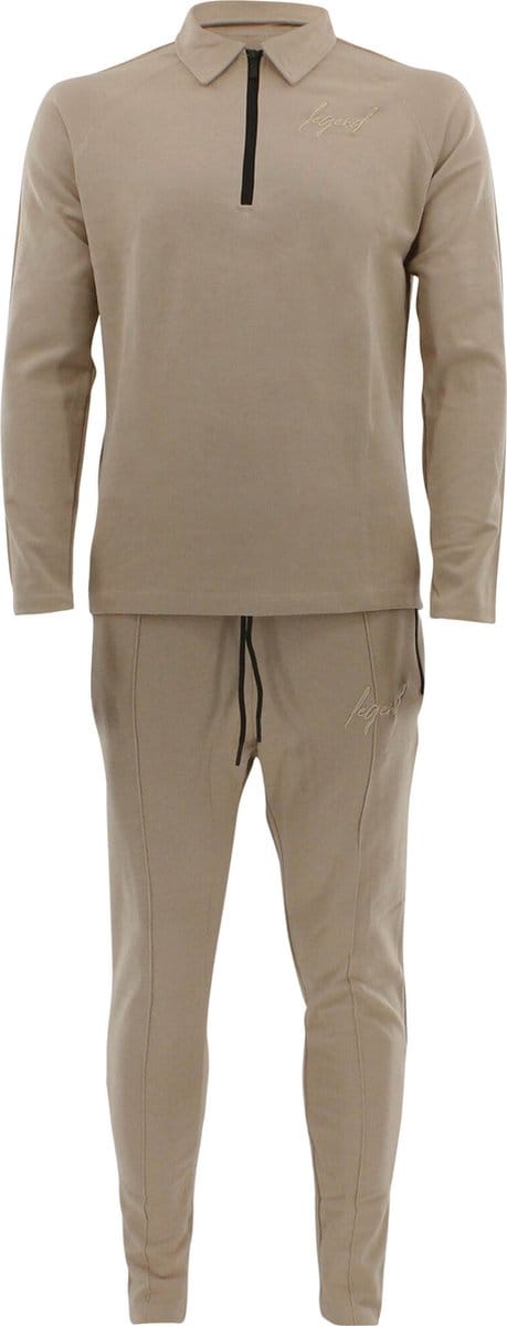 Suit LA Luxe Lounge Beige heren/dames katoen XS