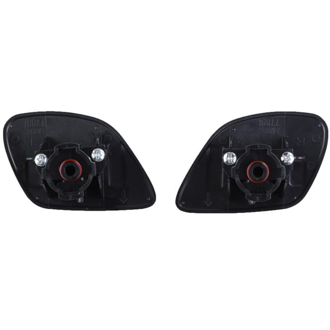 2 Stuks Koplamp Cleaning Cap Voor Lexus RX330 2004-2006 RX350 2007-2009 85382-48010 black