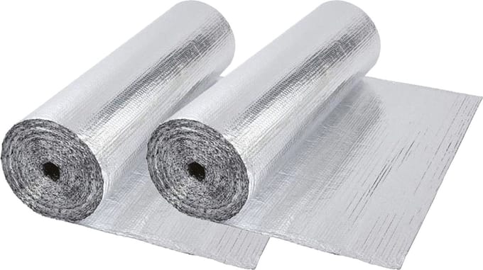 Benson Radiatorfolie - 2x - 250 x 45 cm - aluminium - energiebesparende isolatiefolie