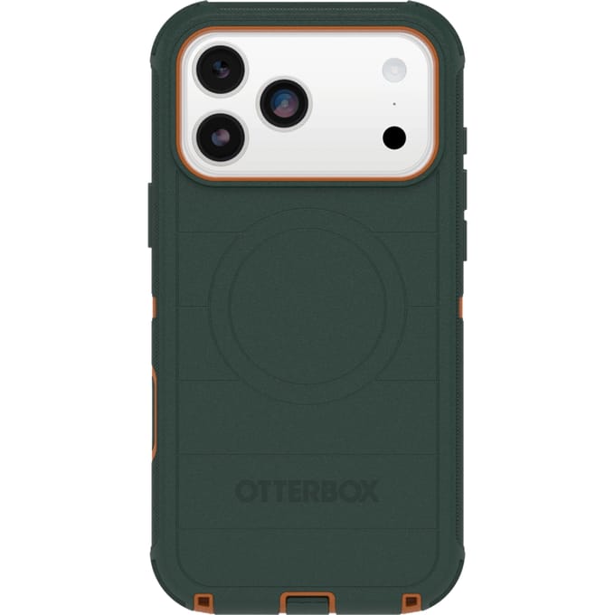 Otterbox Defender Pro - Geschikt voor iPhone 17 Pro Max hoesje - Magsafe Backcover - Groen