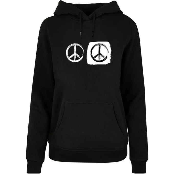 Dames Hoodie Merchcode Peace - Double Peace