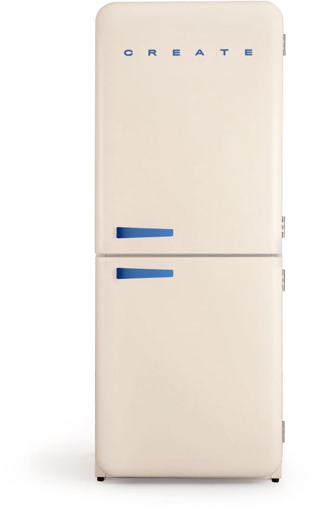 CREATE - Koelkast in retro stijl - FRIDGE RETRO COMBI 401 L
