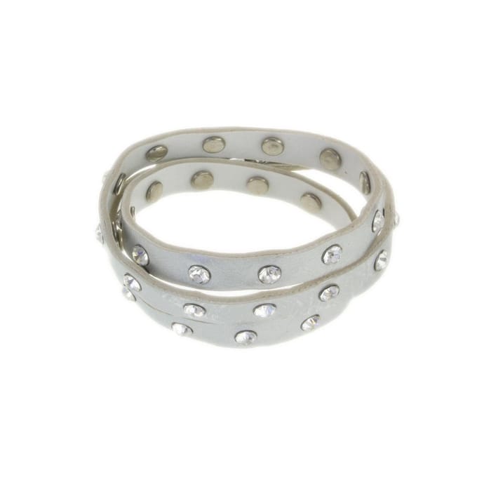 Behave - Armband zilverkleur met steentjes - Casual sparkle