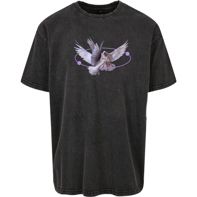 Mister Tee - Vive la Liberte Oversize Heren T-shirt - M - Zwart
