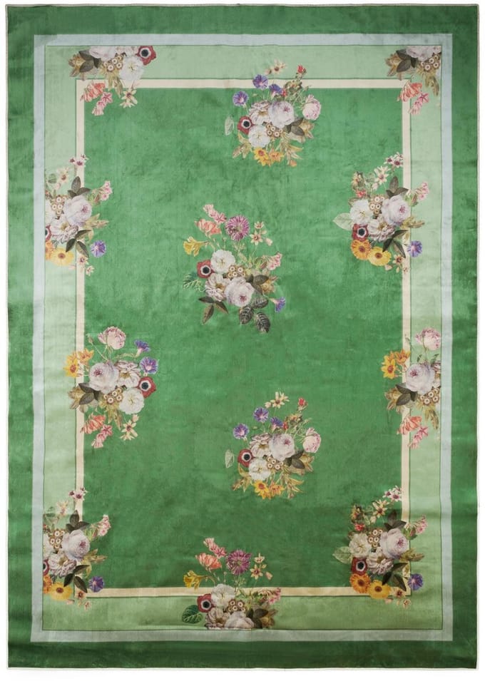 Essenza Laurine Vloerkleed Shale green - 60x90 cm