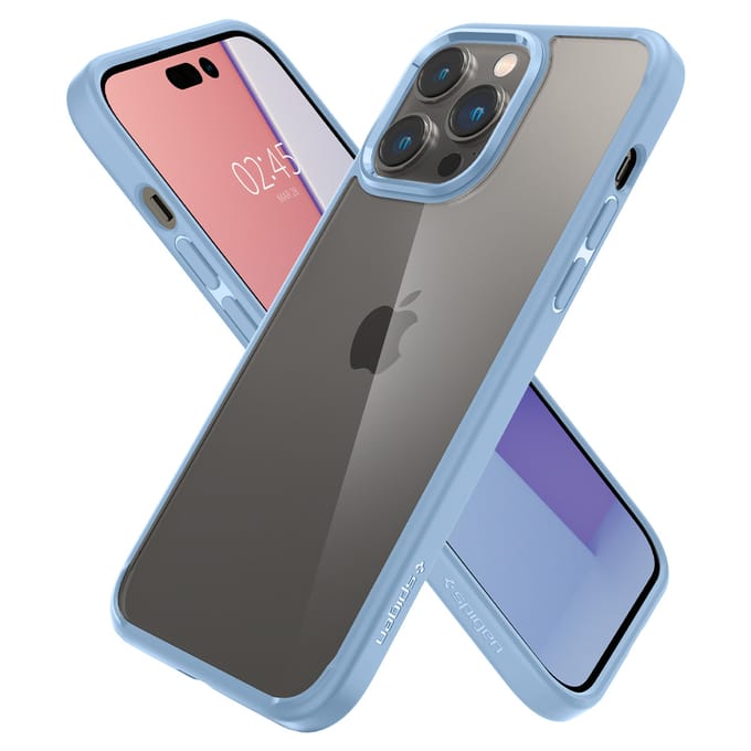 Spigen Ultra Hybrid Backcover voor de Apple iPhone 14 Pro Max - Sierra Blue