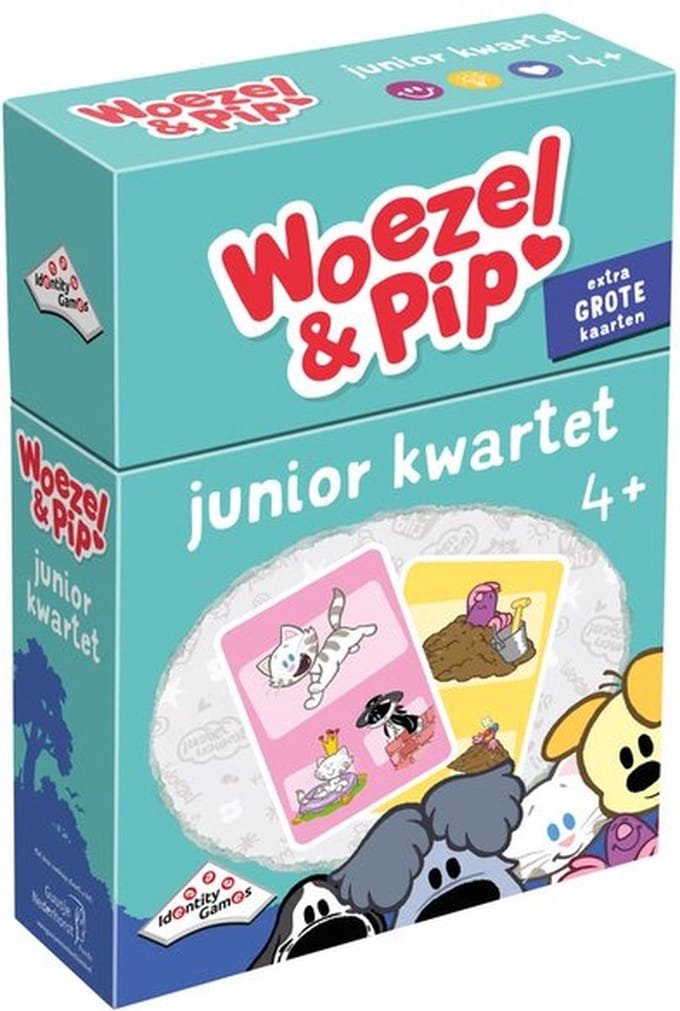 Woezel & Pip - Junior Kwartet - Spel - 4 + Jaar