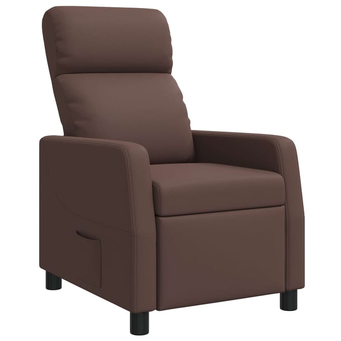 vidaXL - Recliner - Bruin - Kunstleer