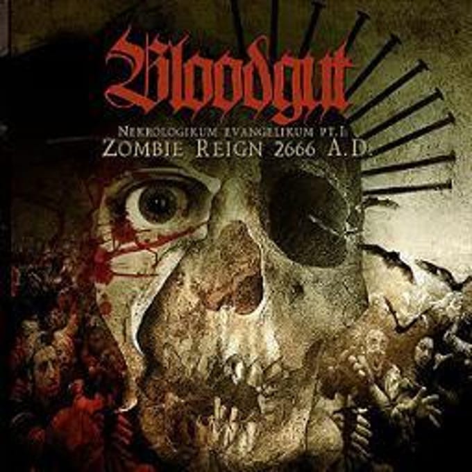 CD BLOODGUT - Nekrologikum Evangelikum Deel 1: Zomb VIC037CD VIC Records 2010 Nederland Rock Gebruikt
