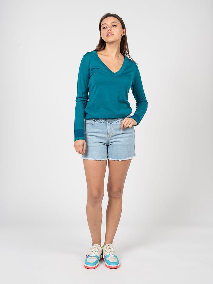 Pinko shorts Bradford Vrouw blauw