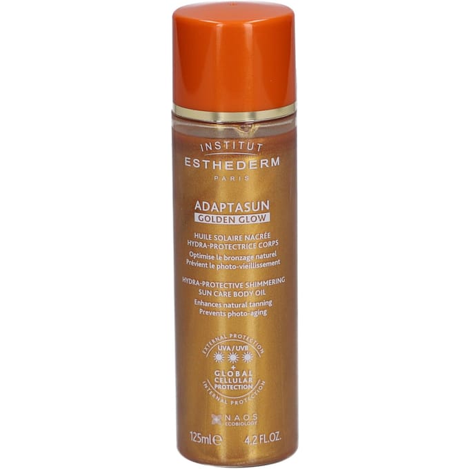 Institut Esthederm Golden Glow | Hydra-Protective Shimmering Suncare Body Oil 125 Spray