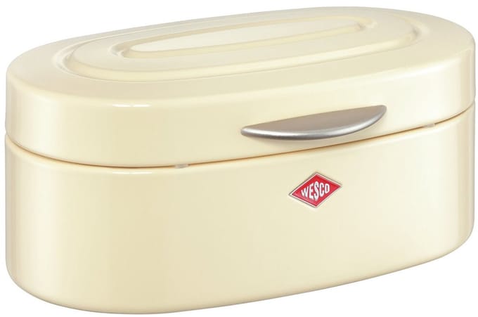 WESCO Single Elly Broodtrommel | 8,5 Liter | Metaal - Amandel | Broodbewaardoos