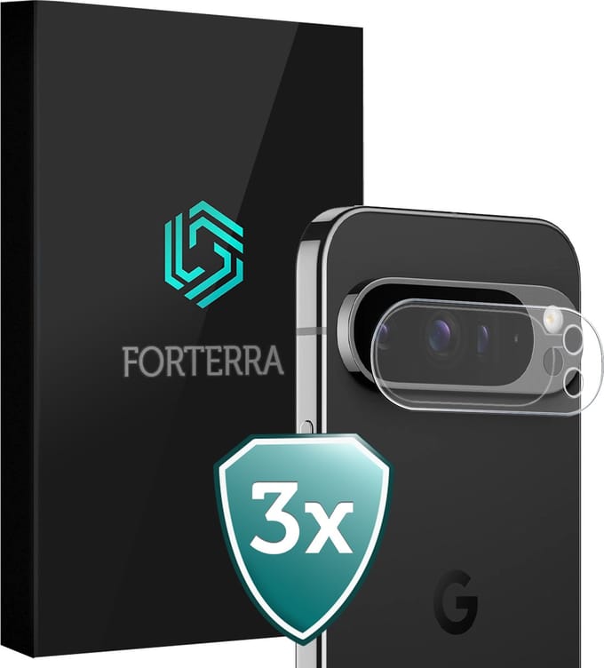 Camera Lens Protector 3 Stuks - Geschikt voor Google Pixel 10 Pro - Camera Screenprotector Beschermglas - Gehard Glas - Tempered Glass - Screen Protector