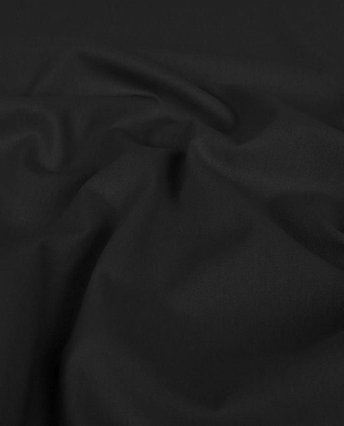 Voeringsstof Stretch Uni – Zwart – 65 g/m² – Glad – 150 cm Breed – Per Meter