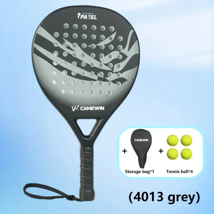 Nivard Padel Racket - Padelrackets - Padelracket - Grijs