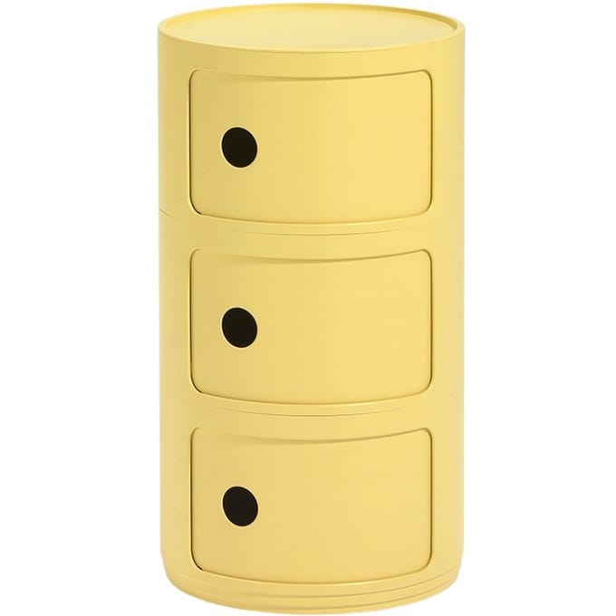 Kartell Componibili Bio Container - 3 Elementen - geel
