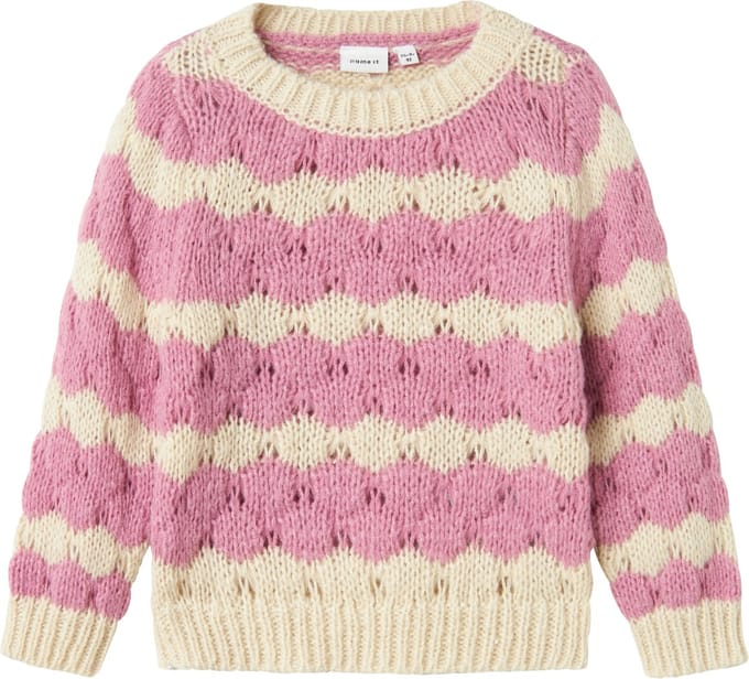 Name it trui meisjes - roze - NMFnebib - maat 92