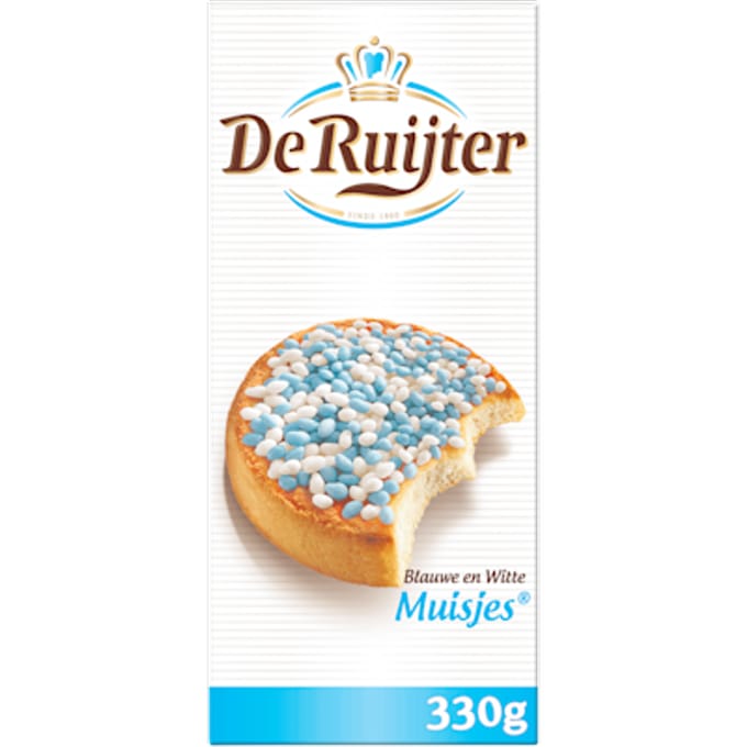 Blauwe en witte muisjes