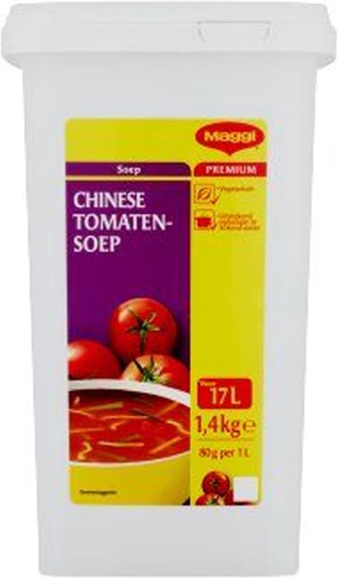 Maggi - Chinese tomatensoep goed voor 17 liter