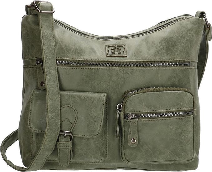 Enrico Benetti Ardeche 66192 - Schoudertas - Olijf Groen