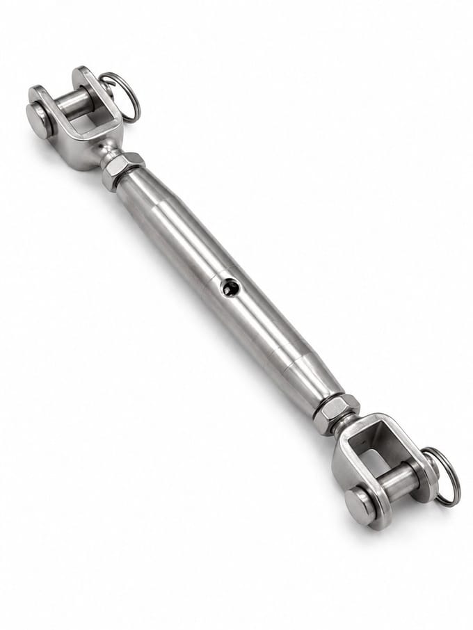 Wantenspanner M14 RVS 316 – Gaffel/Gaffel – Verstelbare Verstaging Spanner