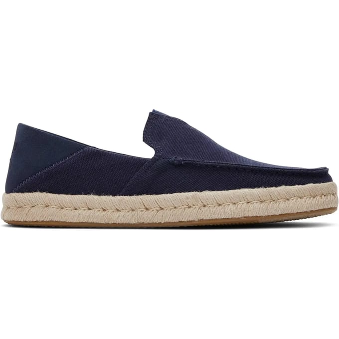 TOMS Alonso Jute Heren Espadrilles Navy