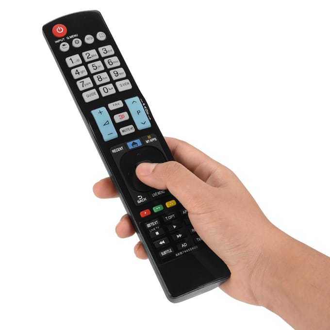 Télécommande de remplacement pour téléviseur LG, distance de plus de 8 m, réponse rapide gray