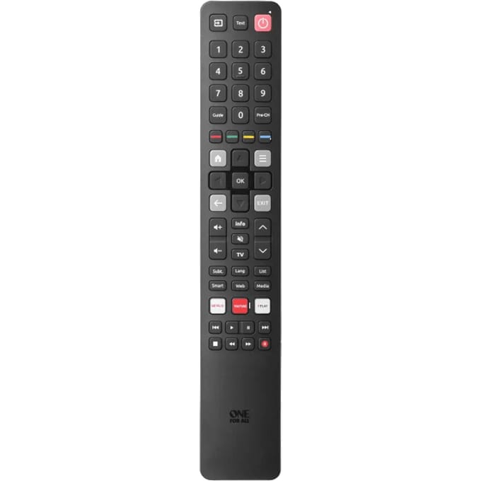 TCL afstandsbediening - One For All URC4922 - Werkt 100% gegarandeerd op alle modellen - 3 Jaar garantie