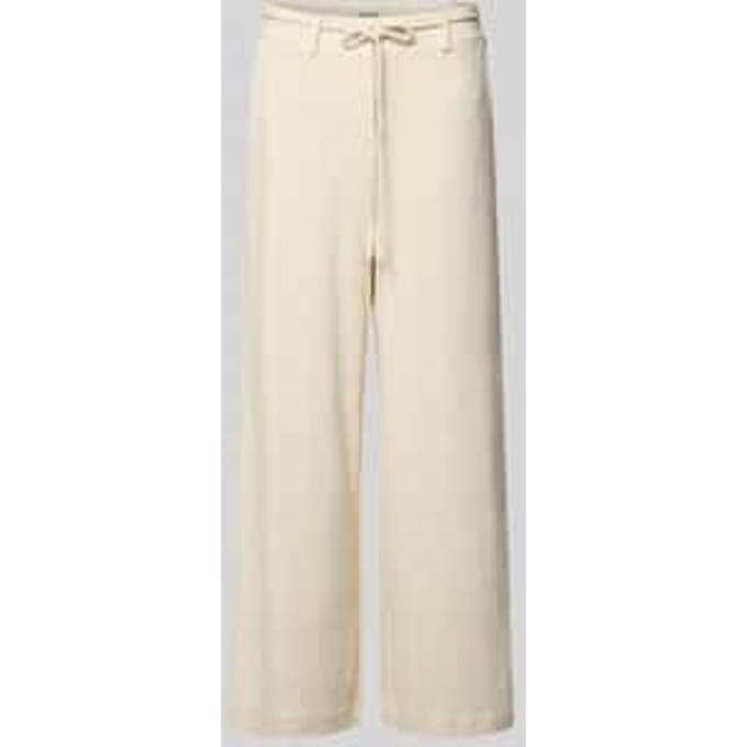 wide fit stoffen broek van viscosemix model 'Lumina'